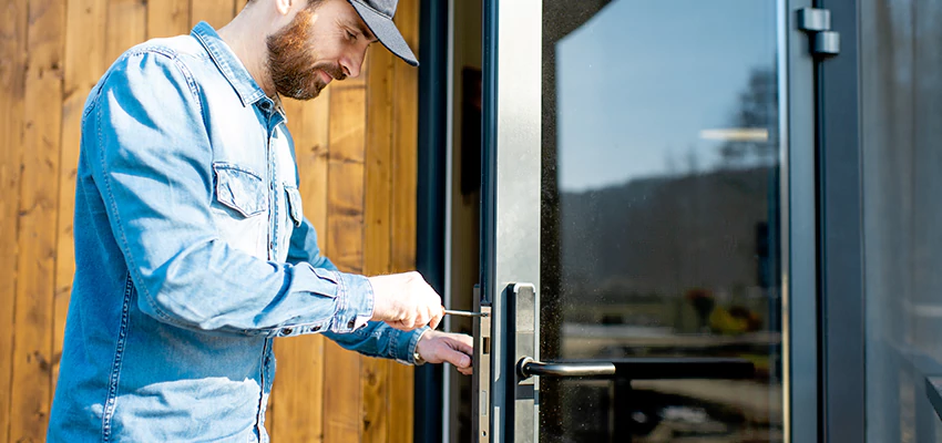Frameless Glass Storefront Door Locks Replacement in Cameron Park, CA